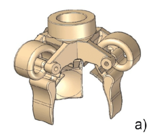 CAD concept of the compliant end-effector axis